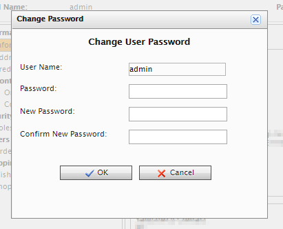 Commerce Manager Why Do I Have To Give The Current Password